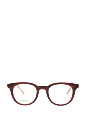 Gucci Eyewear Round Frame Glasses