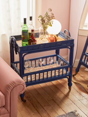 Rattan Bar Cart