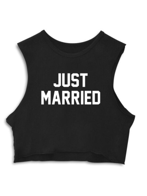 Just Married [crop Muscle Tank]