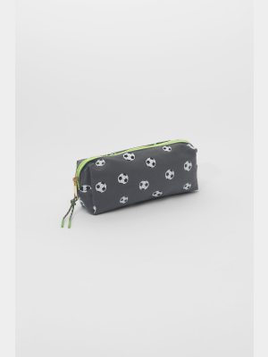 Soccer Ball Print Pencil Case