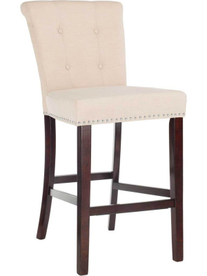 Taliyah Bar Stool Beige (set Of 2)