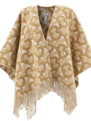 Burberry Monogram Jacquard Cape