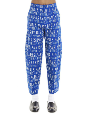 Balenciaga Paris Printed Pants