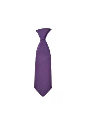 Cherwell Children's Silk Neck Tie - Regal Purple