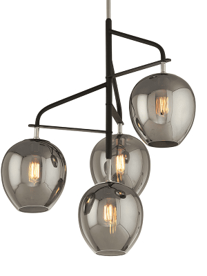 Odyssey 4lt Pendant Medium Carbide Black And Polished Nickel