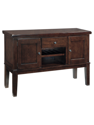 Haddigan Dining Room Server - Dark Brown - Signature Design By Ashley