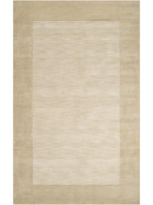 Mystique Collection Wool Area Rug In Parchment And Oyster Grey