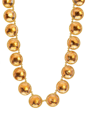 Olivia Button Riviere Necklace - Nectar