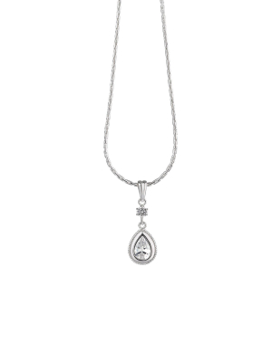 Drop Pendant Clear Stone