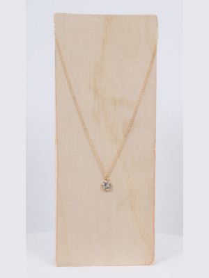 Gemstone Necklace - Gold