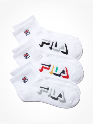 Fila Heritage Ladies Retro Socks 3-pack