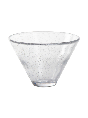 Tag Bubble Glass Stemless Martini