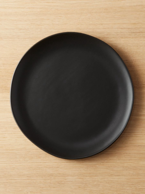 Crisp Matte Black Salad Plate