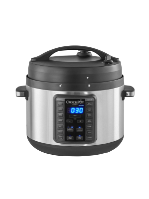 Crock-pot Express Crock 10qt Pressure Cooker Slow Cooker 8-in-1 Multi-cooker Stainless Steel