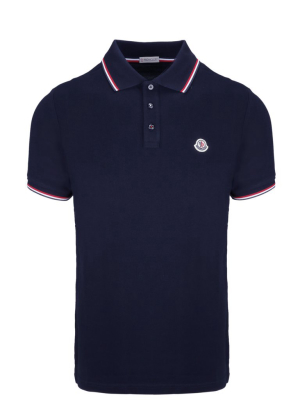 Moncler Logo Patch Polo Shirt