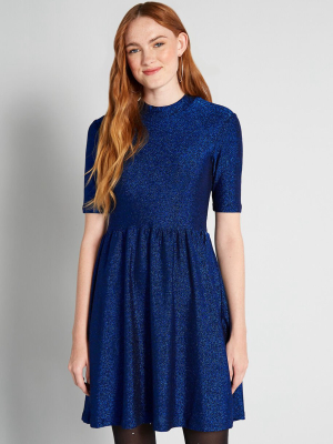 Glacial Glamour Skater Dress