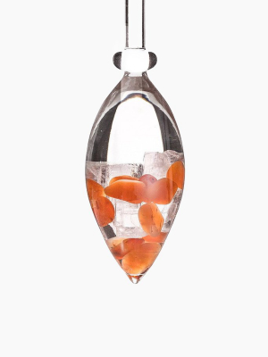 Passion Gemstone Vials - Carnelian/halite Salt