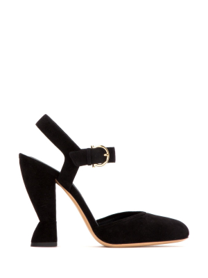 Salvatore Ferragamo Hourglass Heel Pumps