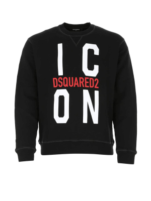 Dsquared2 Logo Print Crewneck Sweatshirt