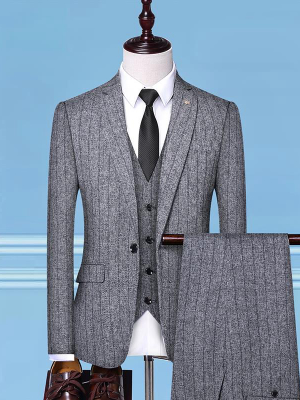 Pologize™ Striped Formal Suit