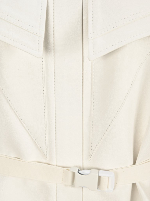 Stella Mccartney Lexie Belted Mini Shirt Dress