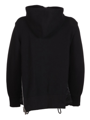 Sacai Panelled Zip-up Hoodie