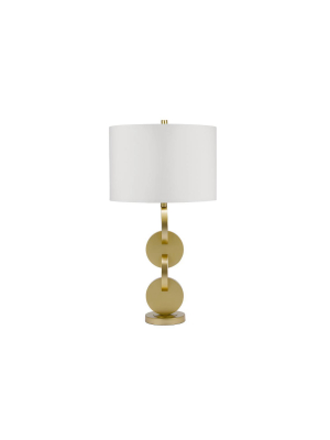 32" Duncan Table Lamp Brass - Cresswell Lighting