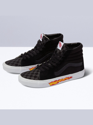 Customs Flame Foxing Sk8-hi