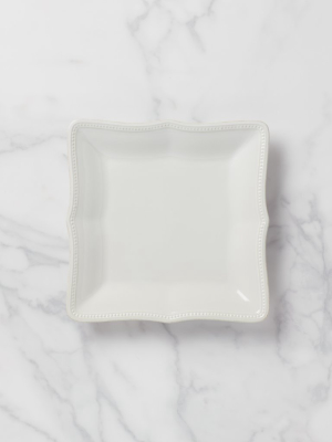 French Perle Bead ™ Square Dinner Plate