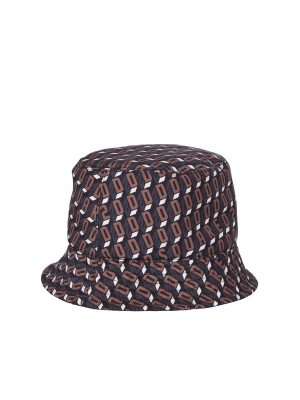 Dsquared2 Allover Logo Print Bucket Hat