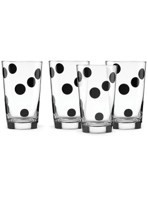 Deco Dot™ 4-piece All-purpose Glass Set