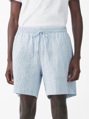 Organic Cotton Striped Shorts