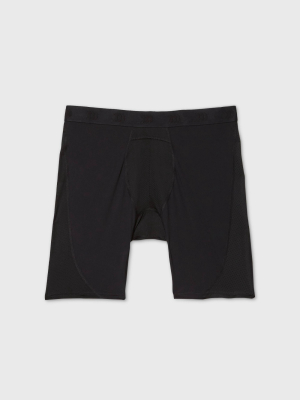 Men's Long Boxer Briefs - All In Motion™ Black Onyx