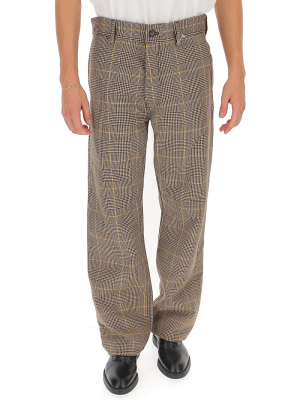 Marni Tartan Wide-leg Trousers