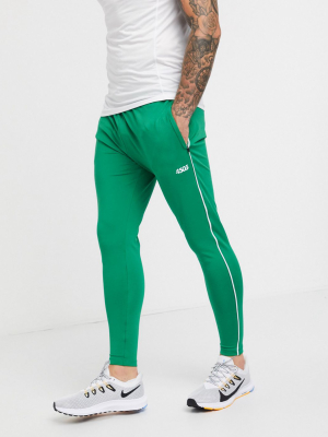 Asos 4505 Super Skinny Training Sweatpants With Piping Detail