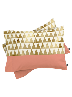 Georgiana Paraschiv Triangles Pillow Sham (standard) 1pc - Deny Designs