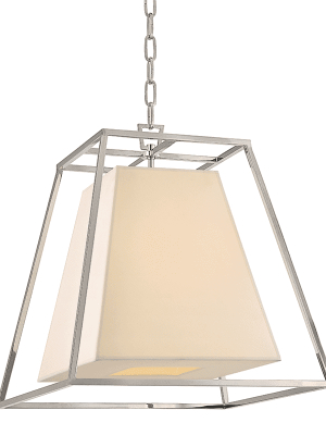 Kyle 4 Light Pendant Polished Nickel