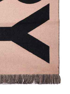 Burberry Logo Jacquard Scarf