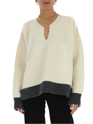 Marni Distressed Detail Knitted Sweater