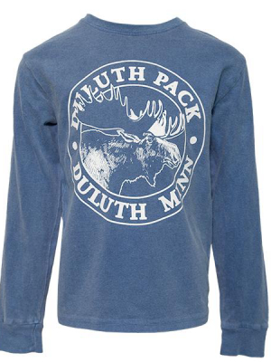 Kid's Duluth Pack Logo Long Sleeve