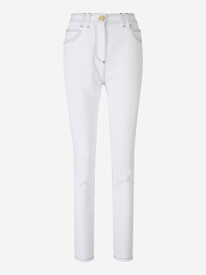 Balmain High Waist Skinny Jeans