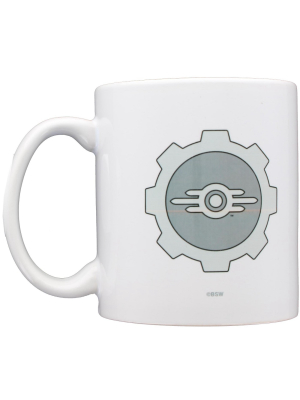 Just Funky Fallout Vault-tec Logo Augmented Reality 11oz Ceramic Coffee Mug