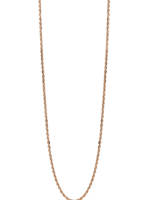 Julez Bryant 1.2mm 14k Gold Diamond Cut Rolo Chain