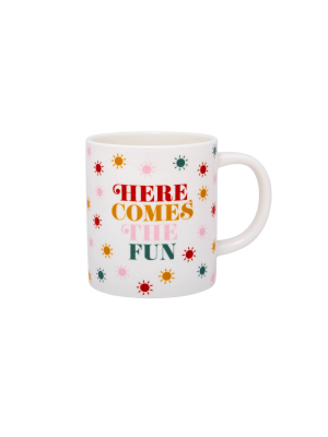 16oz Stoneware Here Comes The Fun Mug - Parker Lane