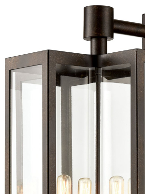 Bianca 4-light Sconce In Hazelnut Bronze With Clear