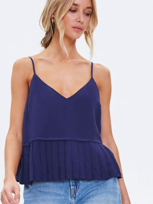 Pleated Flounce Cami