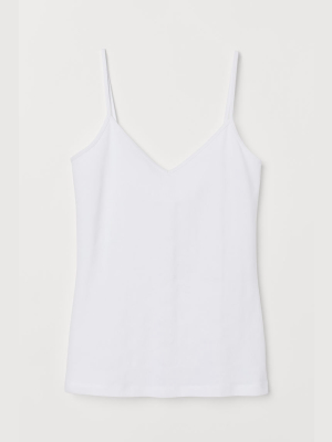 V-neck Cotton Tank Top