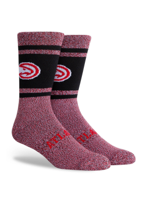 Nba Atlanta Hawks Varsity Crew Socks - L