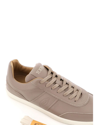 Tod's Logo Debossed Lace-up Sneakers