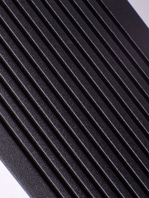 Integrated Rubber Strap - Black